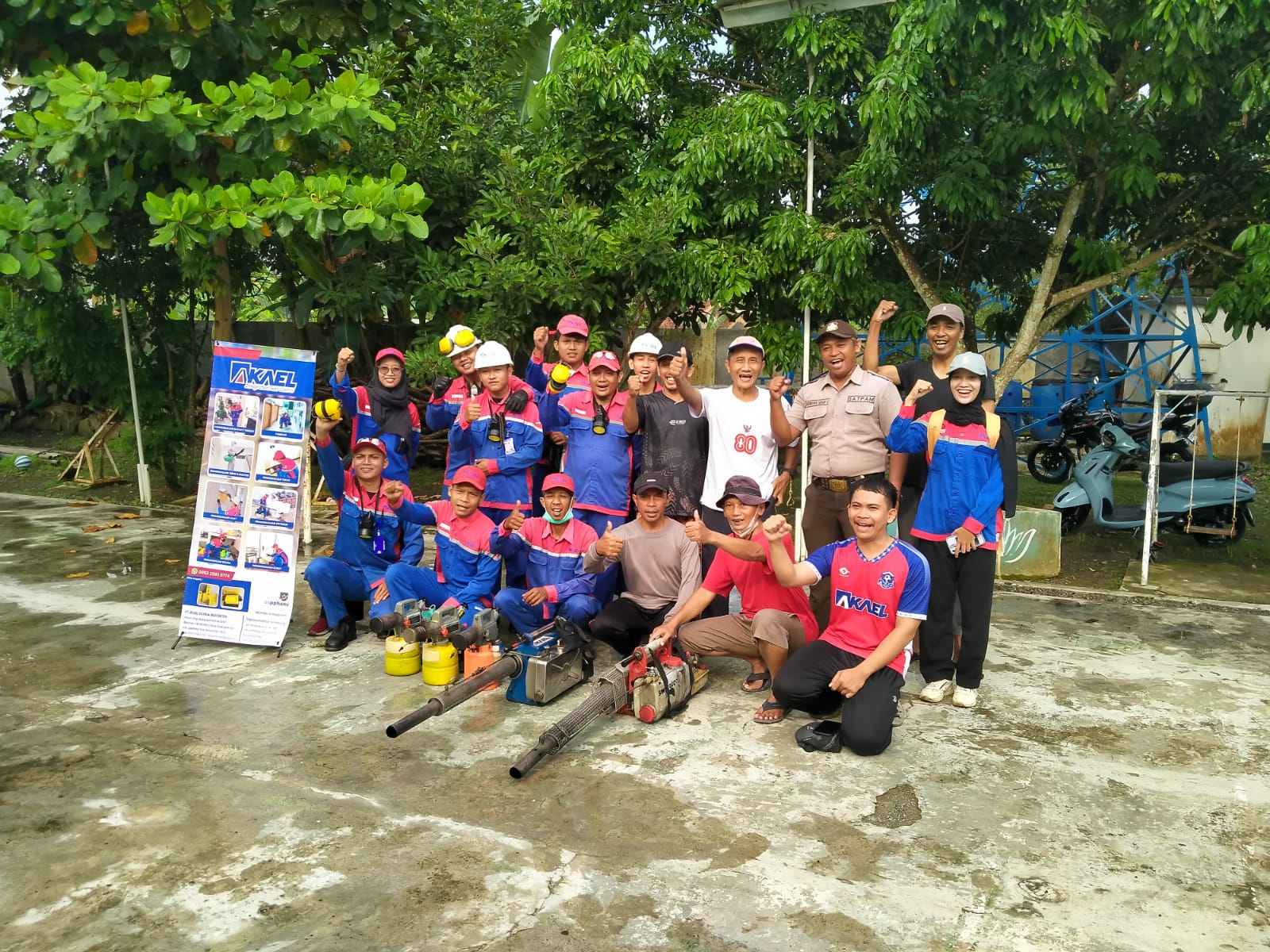 PT Akael Satria Indonesia Fogging Gratis Dua RT Perum GSP (Griya Sokaraja Perum).